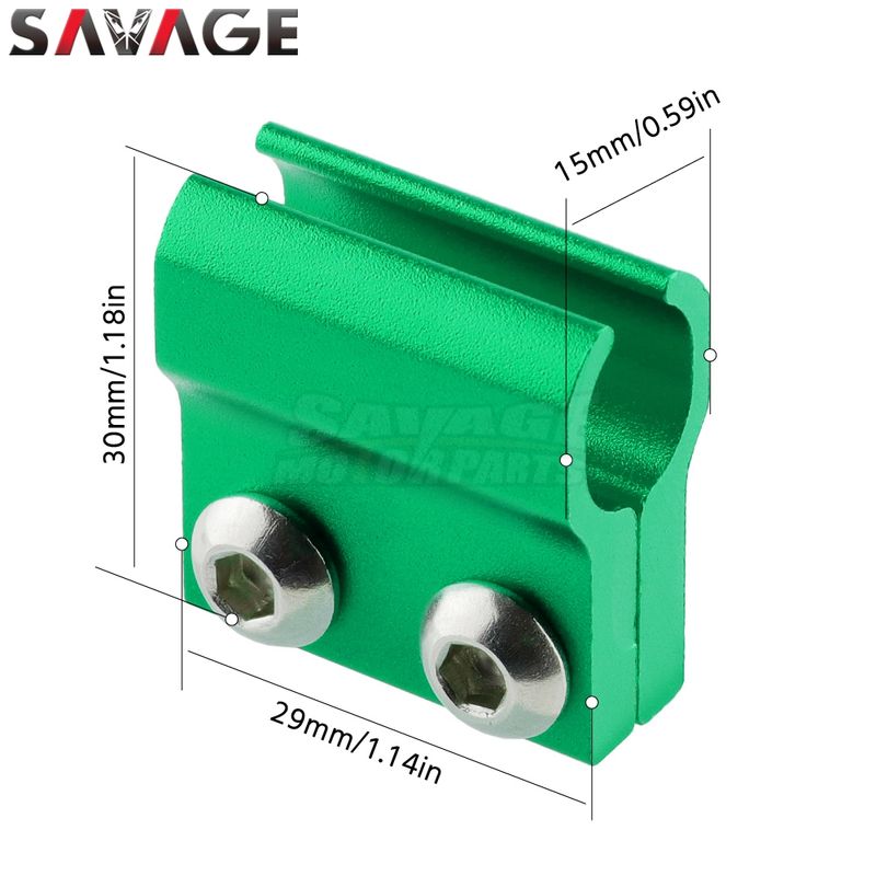 Pentru KAWASAKI KX450X KX250X Suport furtun frână față Ghid KX450 KX112 KX100 KX85 SR/F/X Accesorii motociclete Tubulatură_voghion.com