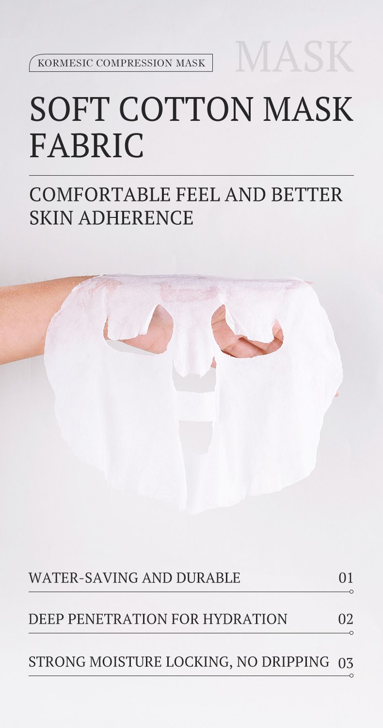 KORMESIC Tragbare Einweg-Kompressionsmaske, 20 Kapseln/Beutel_voghion.com