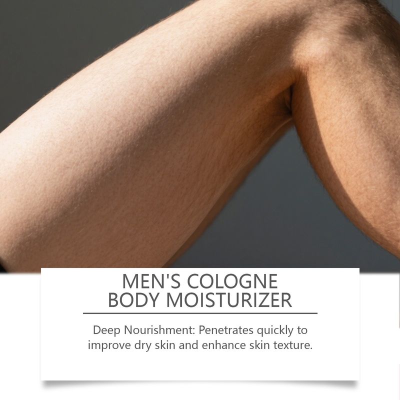 East Moon Men's Charming Moisturizing Body Cream Moisturizes Skin Fragrant Hydrating Refreshing Non-Greasy Texture_voghion.com