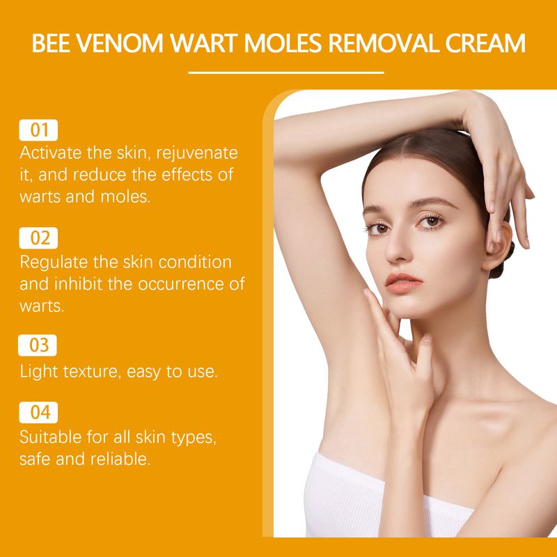 HOUKEA Crème nourrissante pour la peau au venin d'abeille, formule douce, lubrifiante et douce_voghion.com