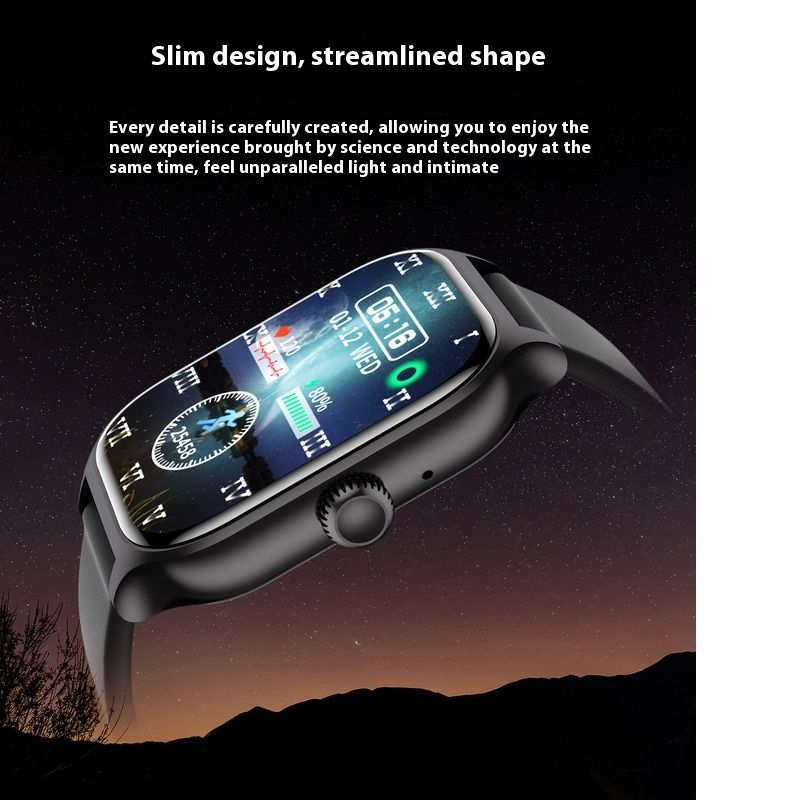 Reloj inteligente H16 con modelo privado transfronterizo, reloj inteligente con control del ritmo cardíaco, la presión arterial, el ejercicio y la salud, reloj deportivo GT40_voghion.com