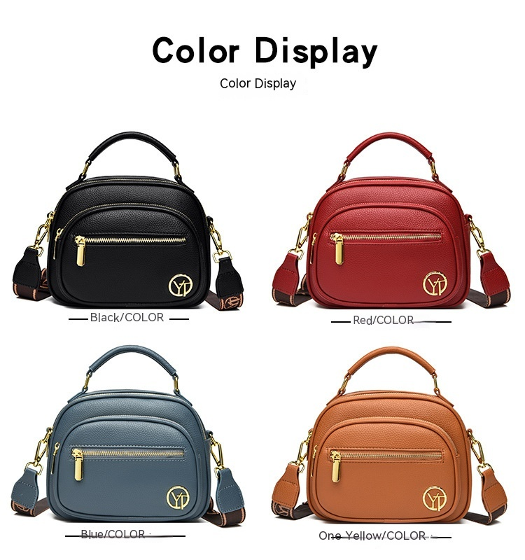 Popular bolso de cuero suave para mujer, nueva tendencia, versátil, pequeño, cuadrado, de gran capacidad, práctico bolso cruzado de un hombro de tres capas_voghion.com