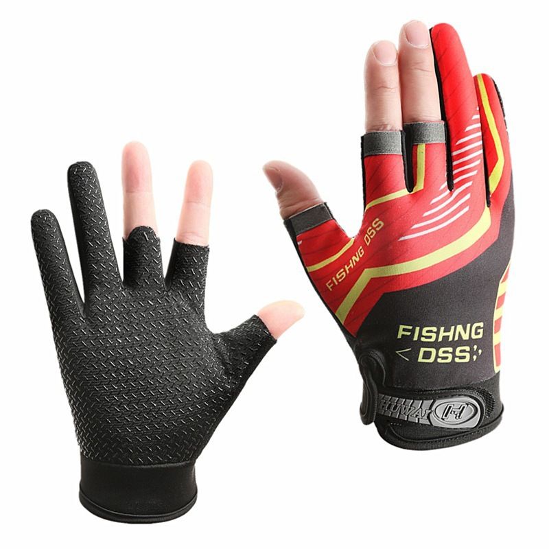 Radfahren Köder Handschuhe Sonnenschutz Winddicht Atmungsaktiv Schnittfest Rutschfest Drei-Finger Frühling Winter Sommer Sport_voghion.com