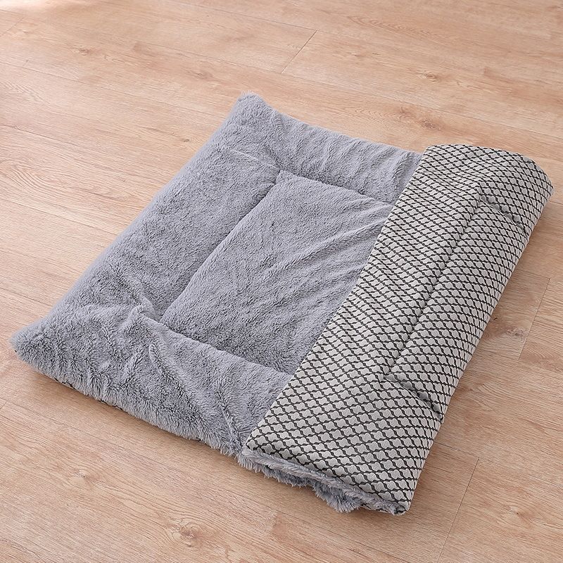 Autumn And Winter Warm Supplies Pet Reversible Blanket Cat Dog Bed Mat_voghion.com