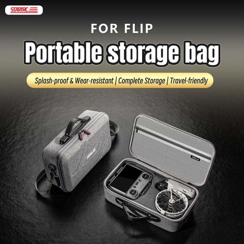 Portable Storage Shoulder Bag For DJI Flip Fly More Combo Carrying Case_voghion.com