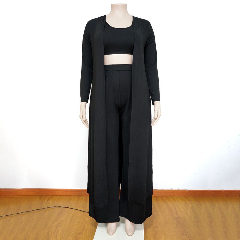 Women's Clothing Casual Fashion Sports Home Robe Jacket Three Piece Set_voghion.com