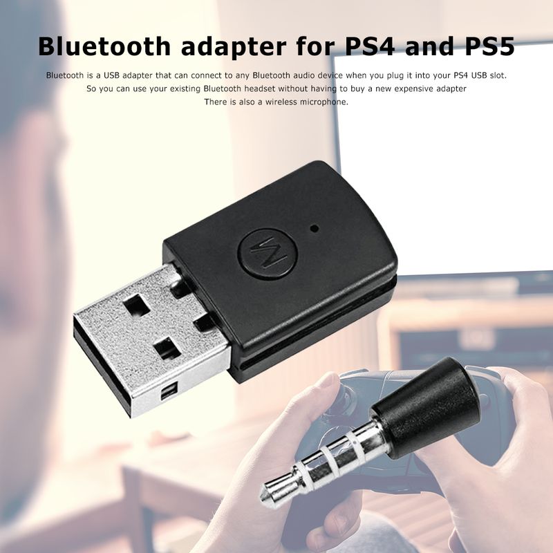 Adaptateur audio sans fil USB compatible Bluetooth 4.0, dongles, récepteur et émetteur pour écouteurs, pour manettes PS4 et PS5_voghion.com
