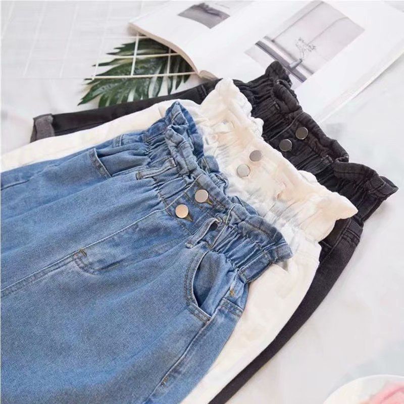 Damkläder Lår Tjocka jeansshorts För Kvinnor Stor Storlek Fett Mm Elastisk midja Smal Lös Bred Ben A Line Hot Pants Trendiga Kvinnor_voghion.com