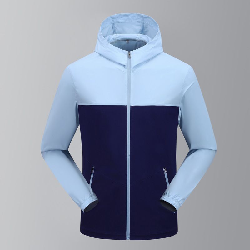 Manteau d'été fin à capuche, mode décontractée, veste monocouche, protection solaire, vêtements de pêche_voghion.com