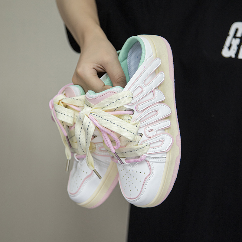 Ins Dopamine Bunny White Closed-Toe Bread Summer New Thick-Soled Half Slippers For Women_voghion.com