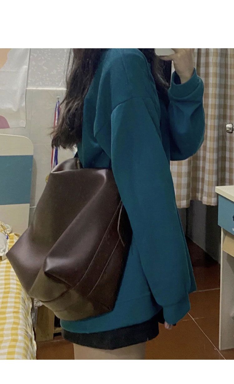 Vielseitige weiche Ledermode Casual für Damen Herbst 2024 Neue Instagram-Tragetasche mit großer Kapazität, ungewöhnliche Umhängetasche_voghion.com
