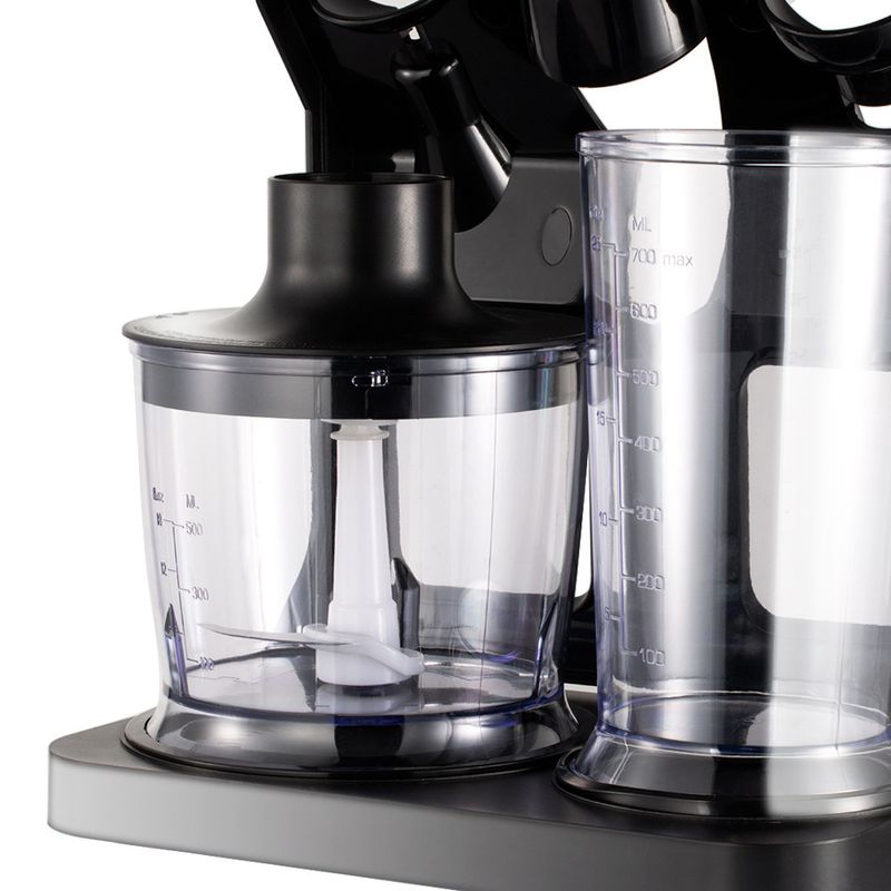 Processador de alimentos portátil 5 em 1, liquidificador elétrico com espremedor de frutas, moedor de carne e batedor de ovos, com fio para comida de bebê e preparação de cozinha_voghion.com