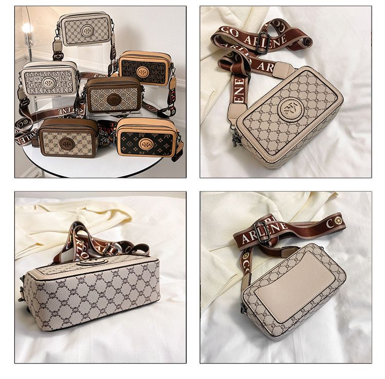 Nouveau sac photo transfrontalier mode européenne et américaine motif croisé indentation petit sac carré léger luxe large bandoulière sac femme_voghion.com