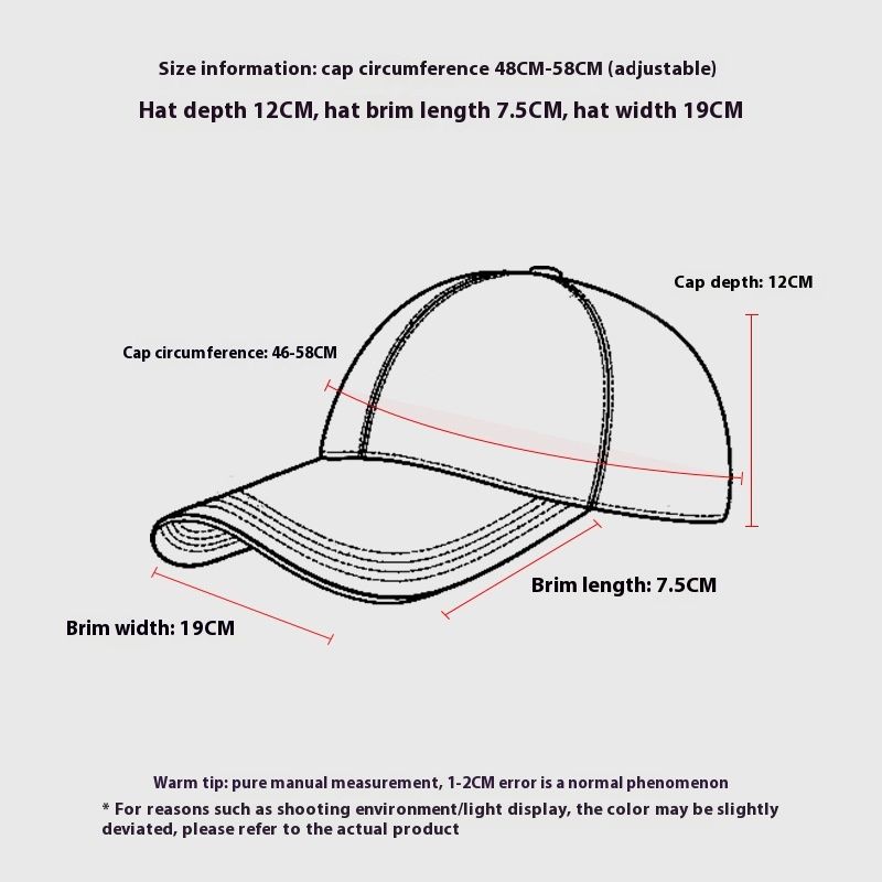 Minimalistisch Modieus Veelzijdig Gepersonaliseerde Geborduurde Gedrukte Eendenbekpet Comfortabele Ademende Verstelbare Baseballpet Met Brede Rand_voghion.com