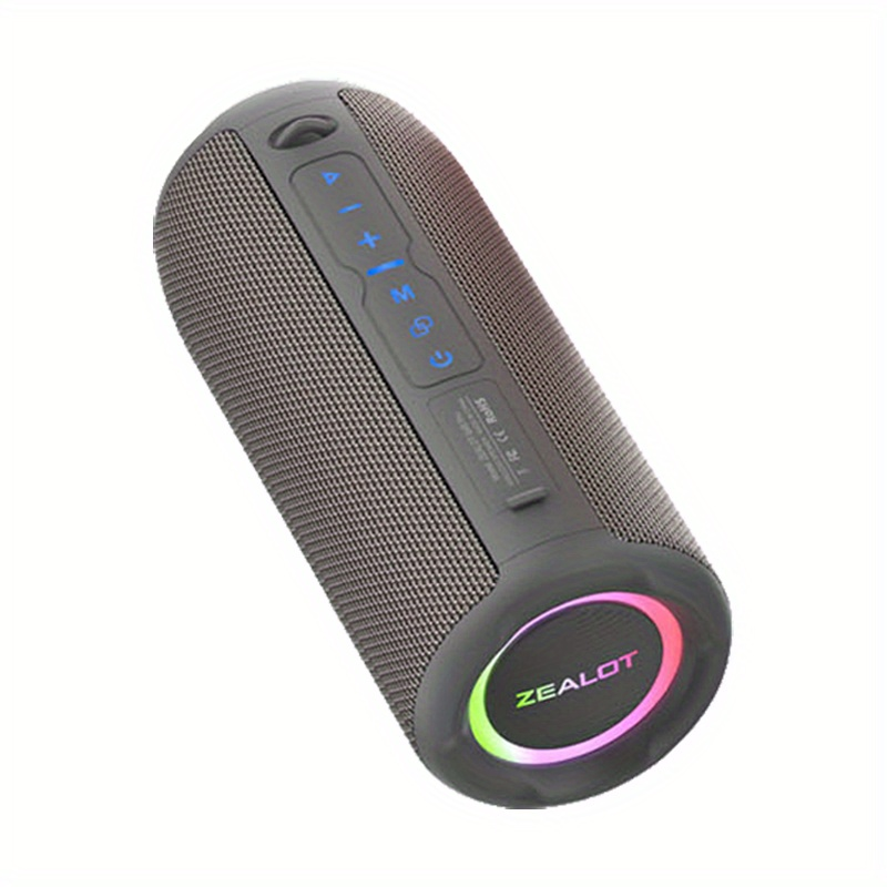 ZEALOT S49 PRO Taşınabilir Kablosuz Hoparlör, Kablosuz 5.2 Kararlı İletim, Yükselen Baslı 2*57mm Büyük Hoparlör, Yükselen Baslı 20W Yüksek Hoparlör_voghion.com