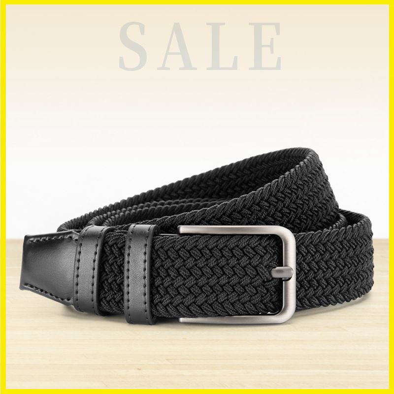 Casual For Women And Men, Pin Buckle, No Hole Elastic Belt, Youth Versatile Couple Student Stretch Jeans Belt Trendy_voghion.com