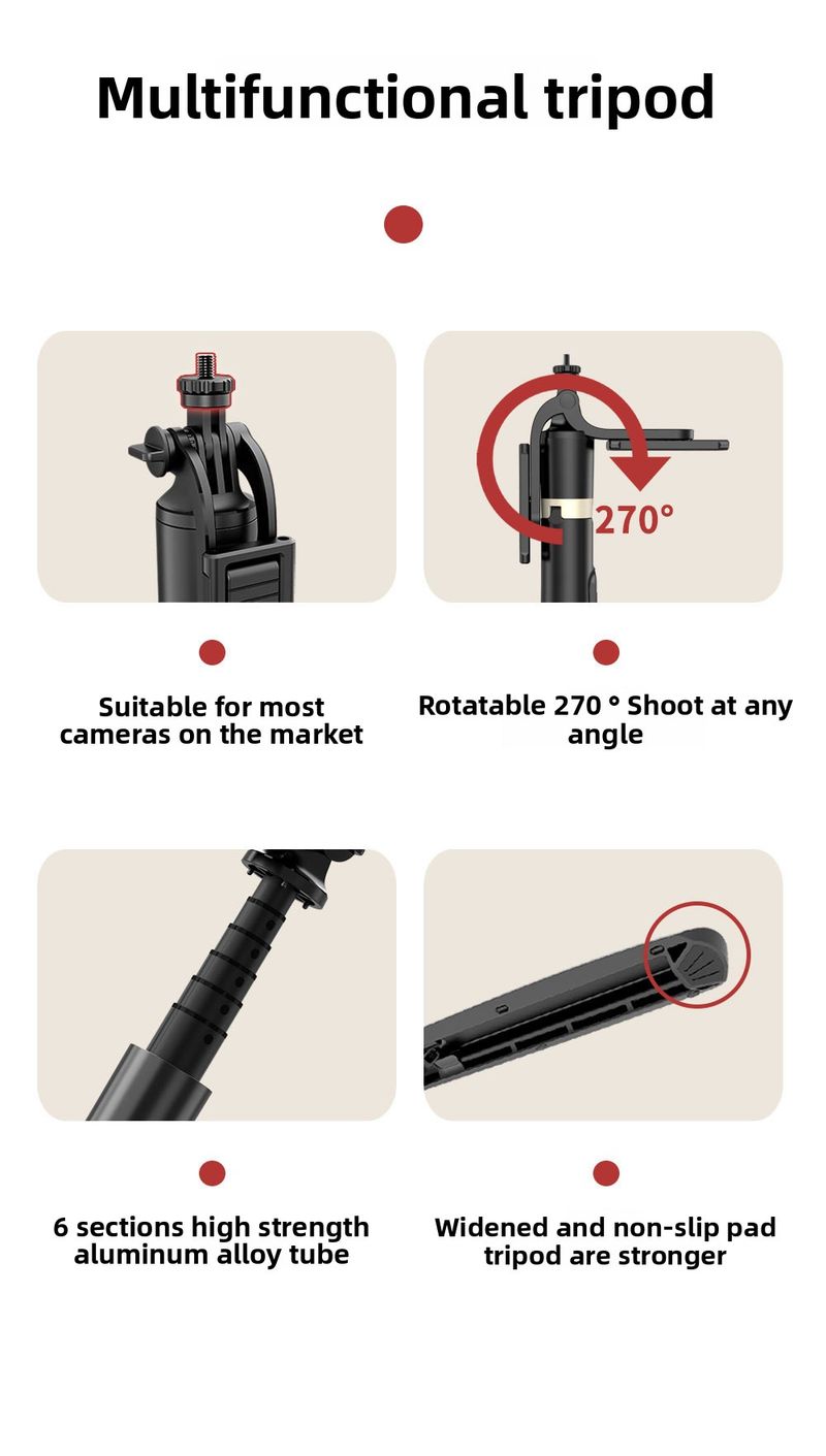 Handy Bluetooth Selfie Stick Live Broadcast Boden-zu-decke Integrierte Stativ Reise Tragbare Foto Artefakt Outdoor_voghion.com