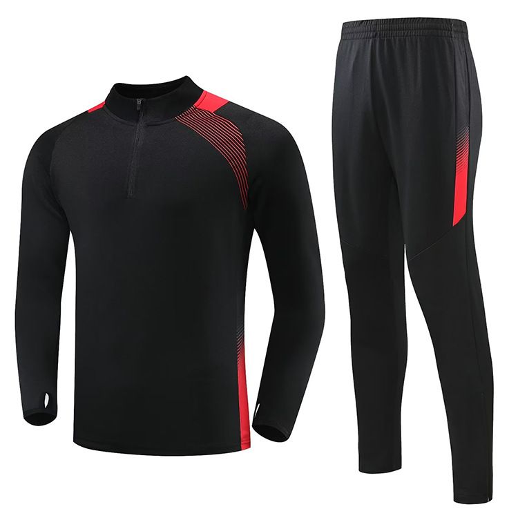 Neu Fußball anzug set mit langen ärmeln sport lauf fitness, training kleidung erwachsene, grundschüler,_voghion.com