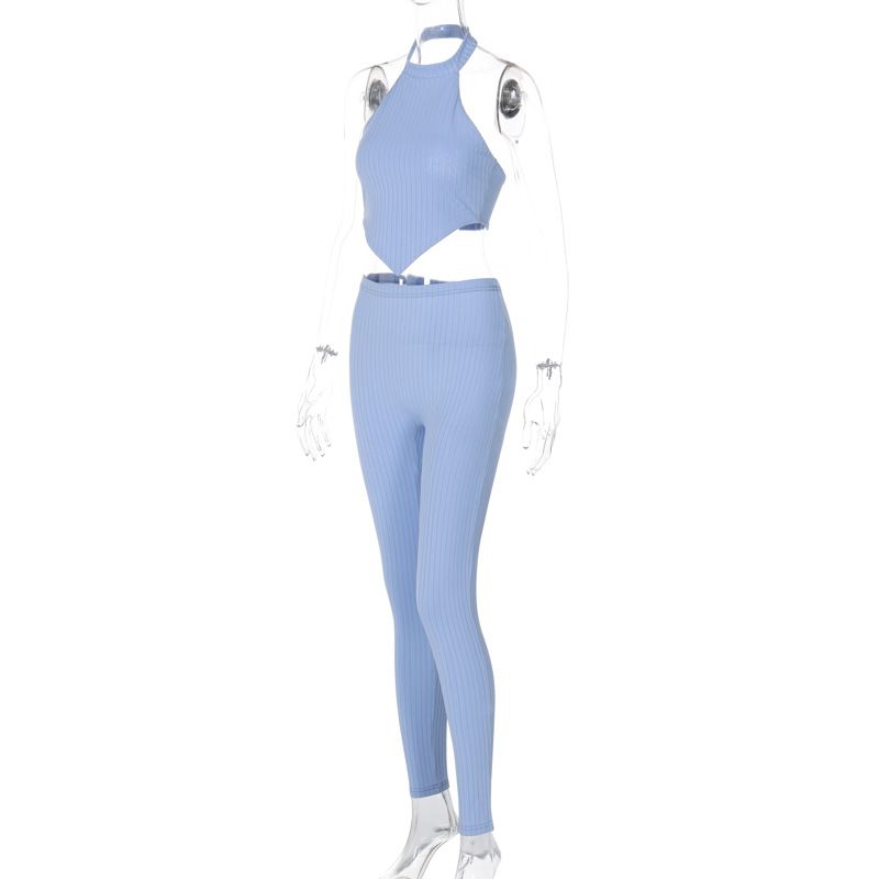 Ropa de mujer de Europa y América, novedad de invierno de 2024, top sexy sin tirantes y sin espalda, corte ajustado, color sólido_voghion.com