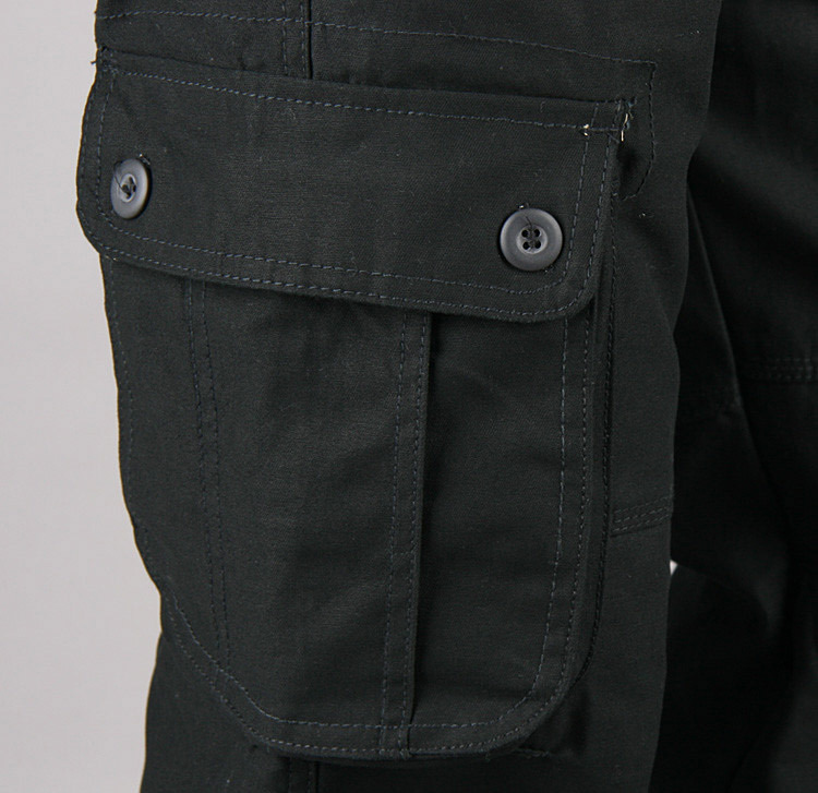 Frühling und Herbst Outdoor-Overalls Herrenhosen Große gerade Herren-Militär-Freizeithosen Arbeitshosen mit mehreren Taschen_voghion.com