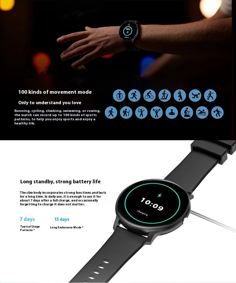 Dafit Cross-border vendita caldo ZL02CPRO Bluetooth Call Smartwatch Monitoraggio sanitario Multi Sport Smartwatch_voghion.com