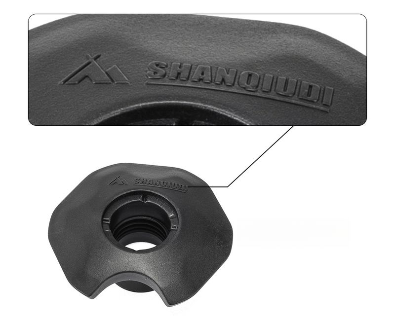 Carbon Fiber Trekking Pole Teleskop Drei-Abschnitt Stick Einstellbare Tragbare Wesentliche Lieferungen Outdoor Wandern_voghion.com