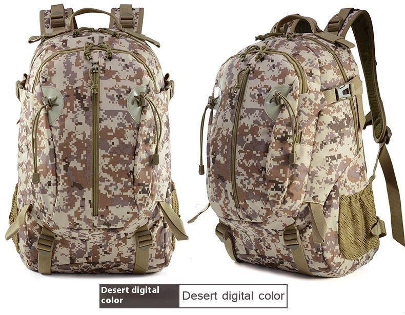 Mochila militar para viajes de ocio para hombre, mochila táctica de camuflaje de gran capacidad para senderismo y montañismo al aire libre_voghion.com
