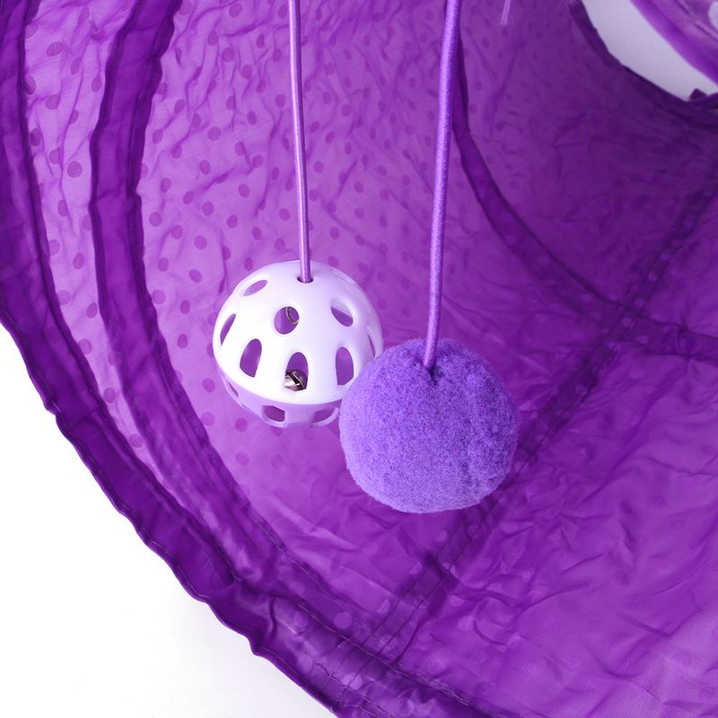 Huisdier Katten Speelgoed Bel Bal Veer Plagende Kat Stok Pluche Muis Veer Katten Tunnel 24 Stuks Set_voghion.com