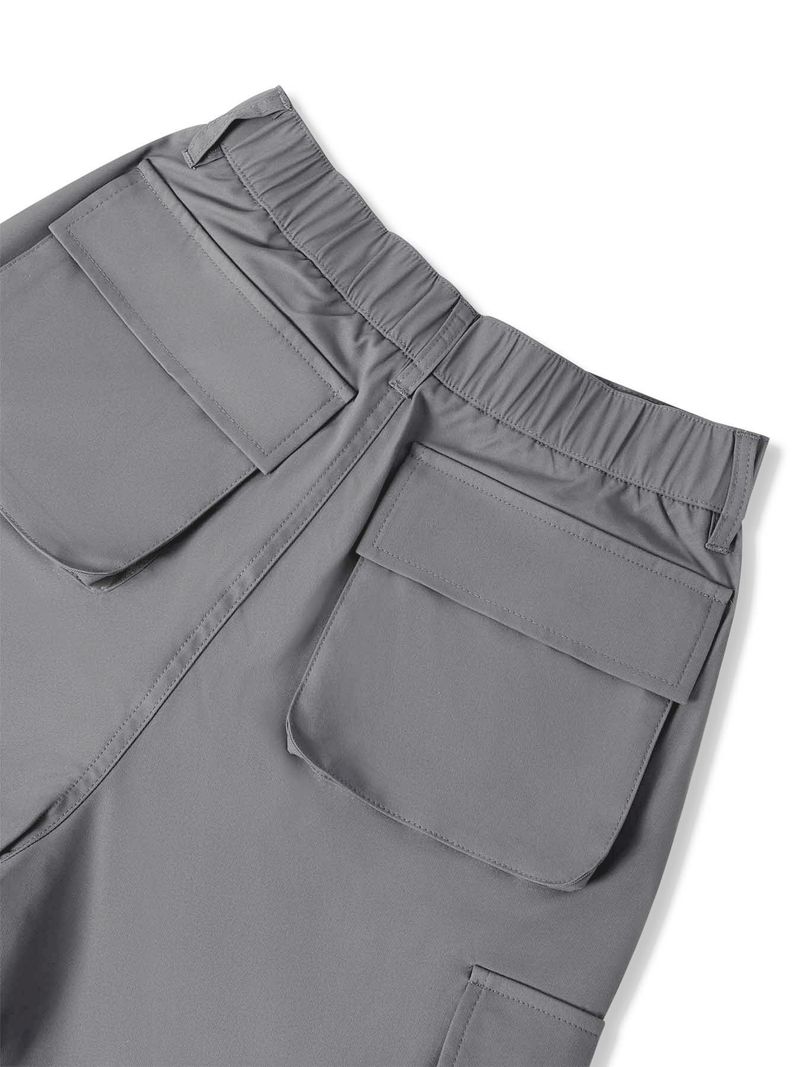 Ropa de mujer, monos casuales, pantalones tácticos retro con múltiples bolsillos_voghion.com