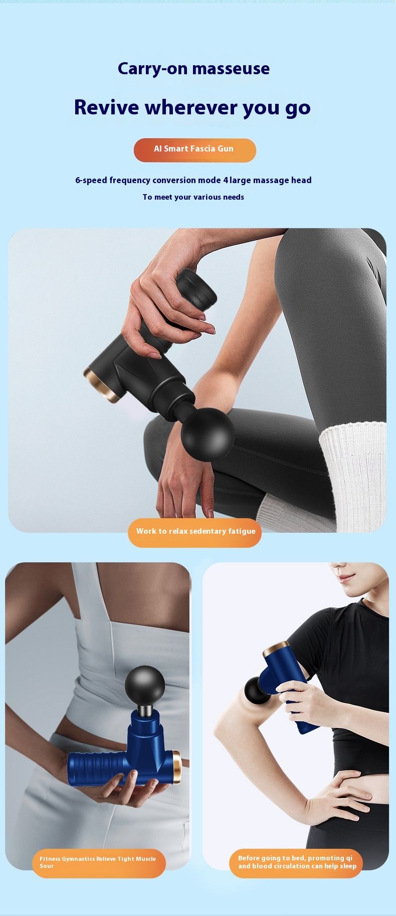 Heemfitness Entspanung Muskel Elektresch Massager Multifunktionsmassageinstrument Professionell Fascia Pistoul_voghion.com