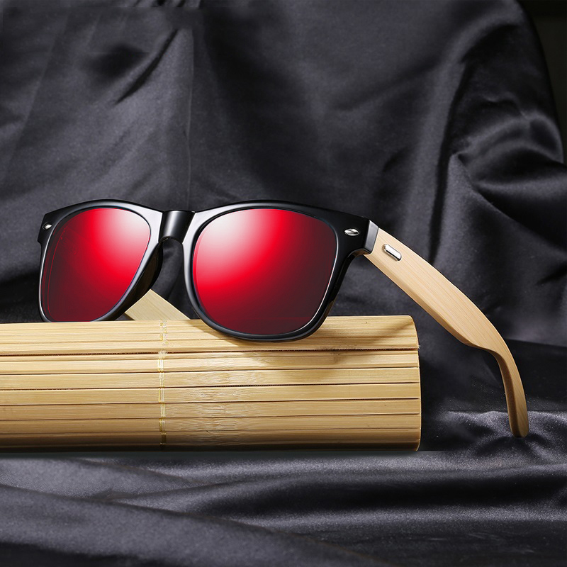 Wood Bamboo Sun Men Women Classic Non-Polarized UV400 Vintage Driving Sun Glasses Black Fishing Eyewear UV400_voghion.com