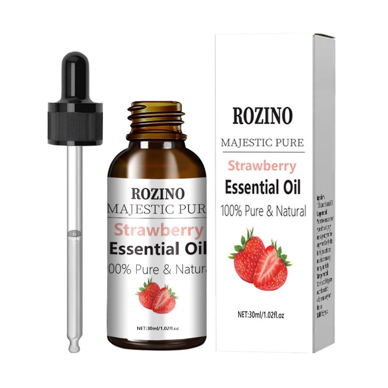 Massaggio naturale per la cura del viso con formula unica, olio essenziale di aromaterapia alla fragola, 30 ml_voghion.com