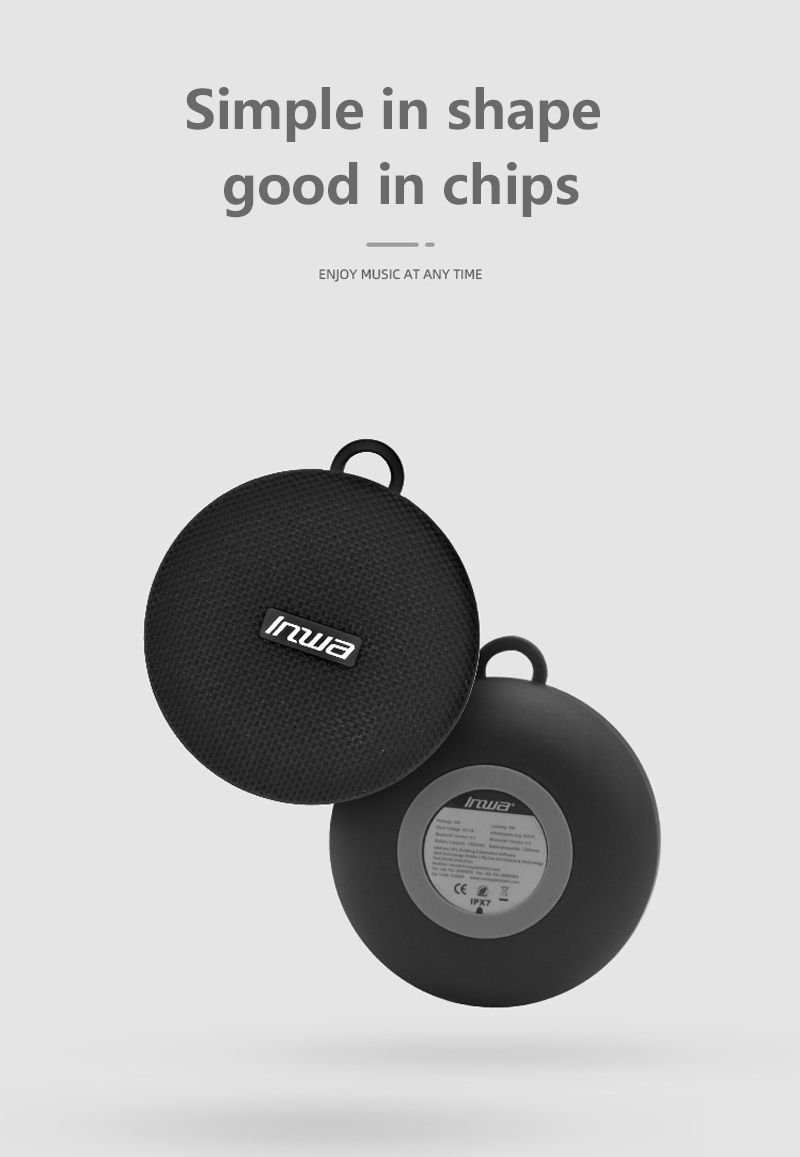 Vélos portables TWS Bluetooth Colonne de vélo Étanche Douche Haut-parleur Acoustique Son Boombox Barre de son Woofer Mains libres_voghion.com