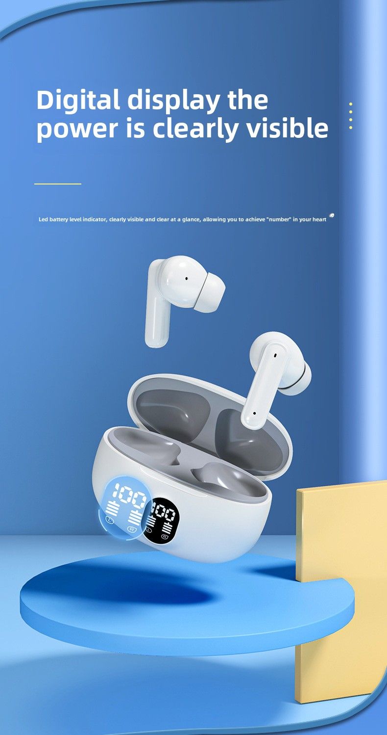 Neues 895B-Bluetooth-Headset mit Digitalanzeige, TWS-Headset mit Geräuschunterdrückung, In-Ear-Bluetooth-Headset mit superlanger Akkulaufzeit_voghion.com