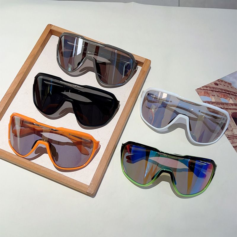 New Colorful Large Frame Integrated Outdoor Sports Cycling Sunglasses Mountaineering Skiing Windproof Goggles_voghion.com