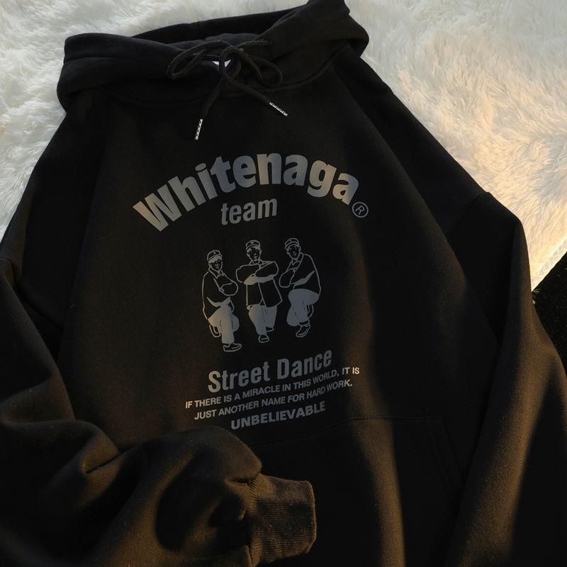 Heren hoodie met capuchon in Amerikaanse stijl, losse oversized fleece, wijnrood, paarsoutfit, maat 12_voghion.com