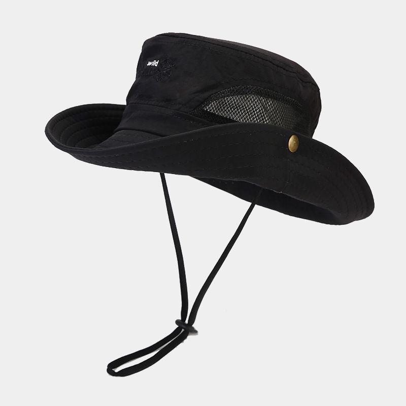 Hurtigtørkende hatt damenettskjøting pustende utendørs solbeskyttelse solhatt herre fiskehatt vanntett solhatt_voghion.com