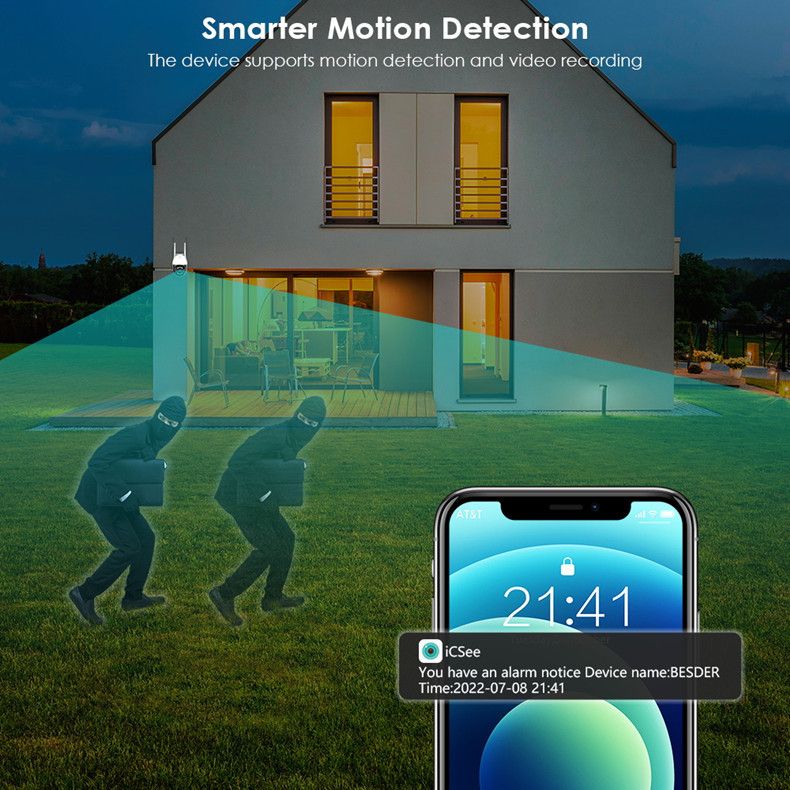 ICSEE Fernglas 8x Zoom Drahtlose Ball Kamera Wifi Kamera Netzwerk Kamera_voghion.com