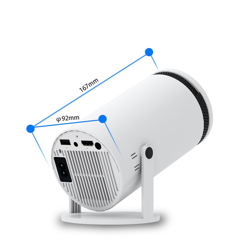 Mini projecteur portable Bluetooth HD 4K avec microphone et téléphone Y5S pour home cinéma_voghion.com