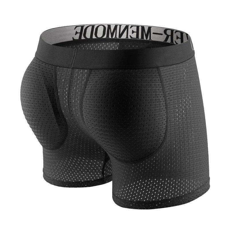 Men's Underwear Boxer Briefs With Padded Sponge Hip Lifting Buttocks_voghion.com