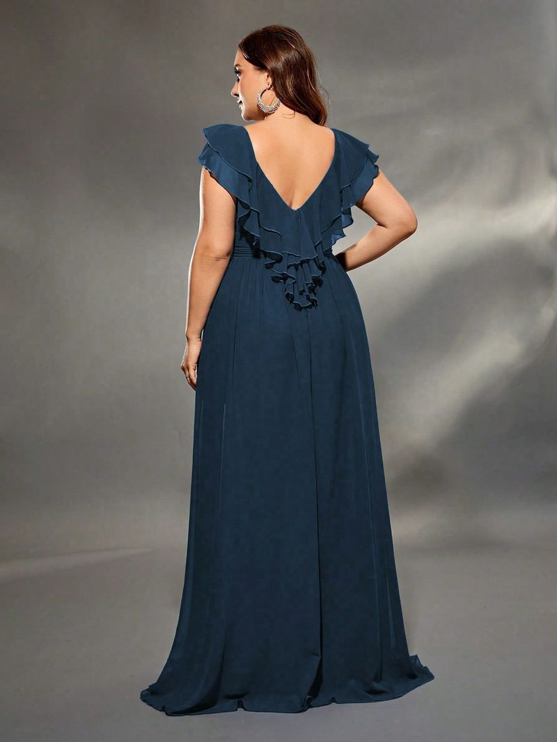 Elegantes Umstandsabendkleid für Damen – langärmliges, schulterfreies Abendkleid für Schwangere, Büro- und Partykleidung_voghion.com
