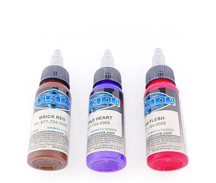 Ou Liang Equipment Fusion Tattoo Practice Materiale 25 colori Set 30 ml di vernice per ricamo_voghion.com