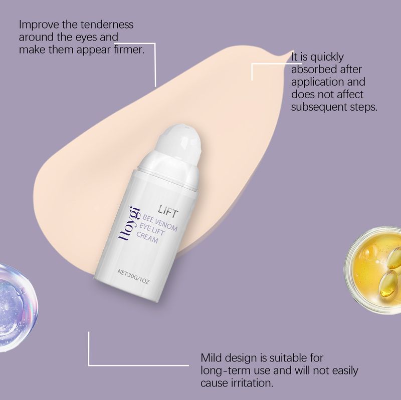 Hoygi Bee Venom Nemlendirici Göz Kremi, Nazik, Nemlendirici ve Pürüzsüz Bir Cilt Nemlendirici Bakım Göz Kremidir_voghion.com