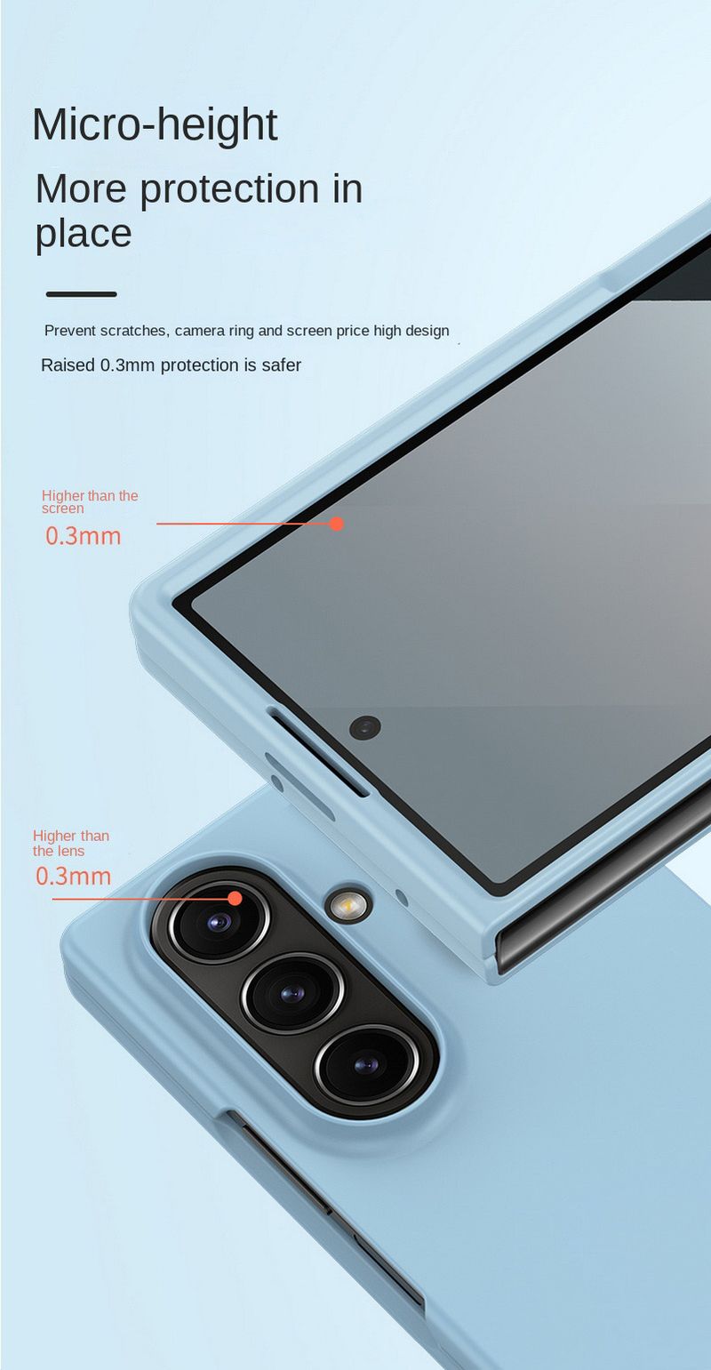 New Slim Ultra Thin Hard PC Case For Samsung Fold Galaxy Z Foid 7 6 5 4 3 Good Touch Feel Lens Protect Shockproof Full_voghion.com