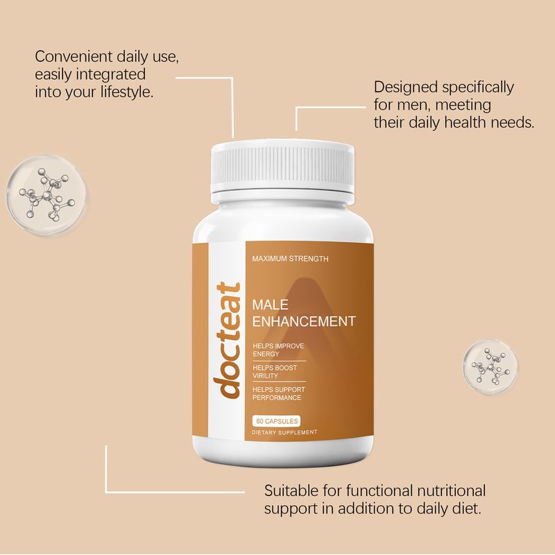 Cápsulas masculinas para el cuidado diario, refuerzo, vitalidad corporal, mejora del estado de resistencia._voghion.com