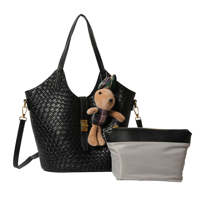 Beibei Shangpin 2023 Neue Damentasche Mode Textur Zweiteiliges Set Wassereimer Kohlkorb Eine Schulter Handheld_voghion.com