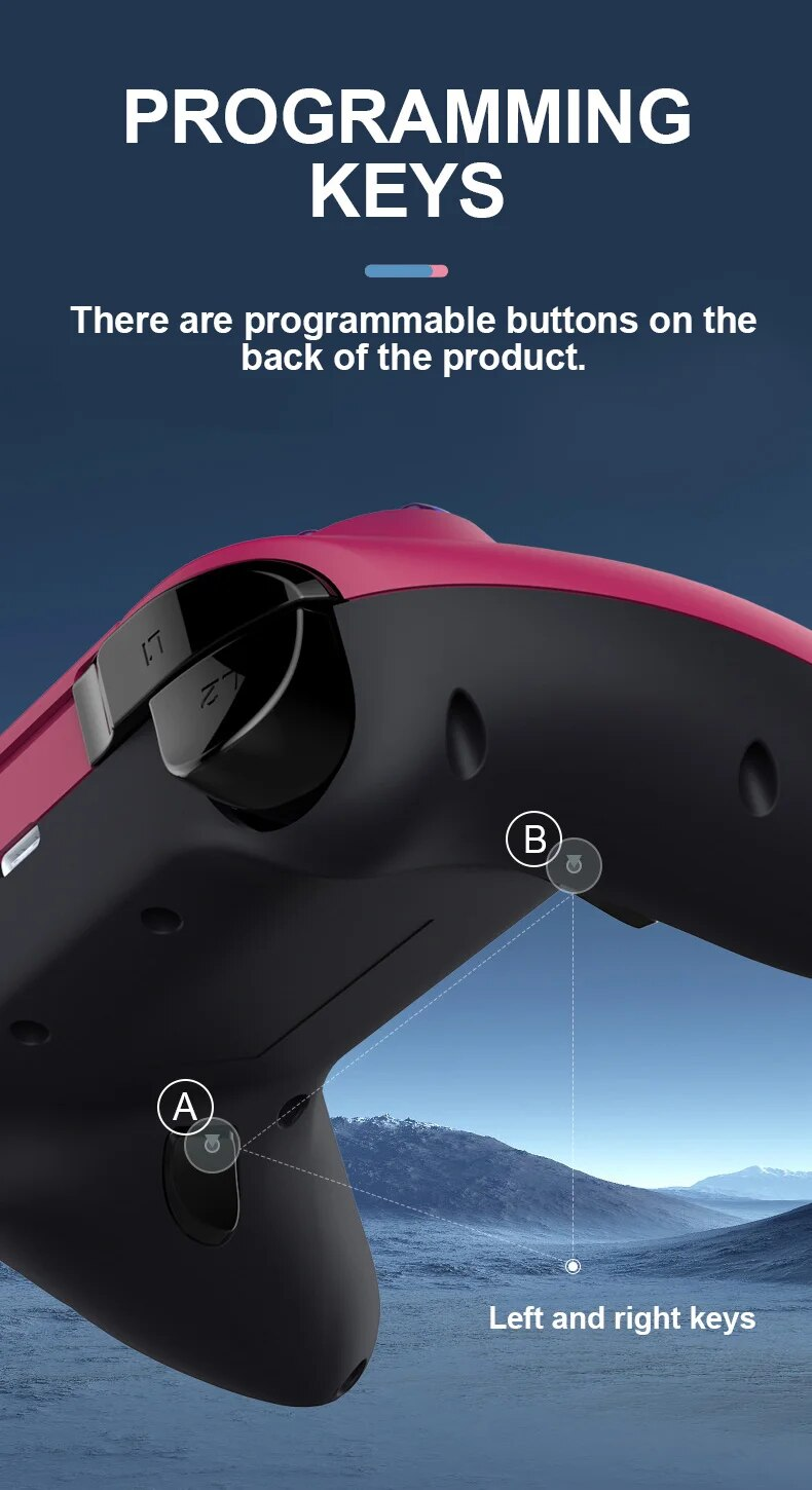 Ipega 4023 Bluetooth Gamepad Game Controller Touchpad Wireless Joystick for PS4 PS3 iOS MFi Games Android Phone PC_voghion.com