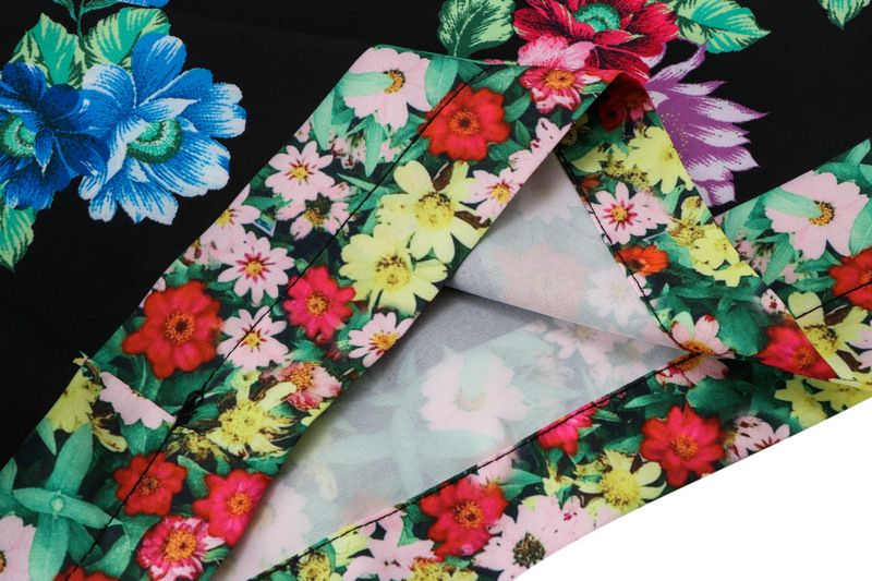 Roupas masculinas high street floral camisa terno retro floral impressão completa posicionamento camisa casual cardigan shorts combinando masculino_voghion.com