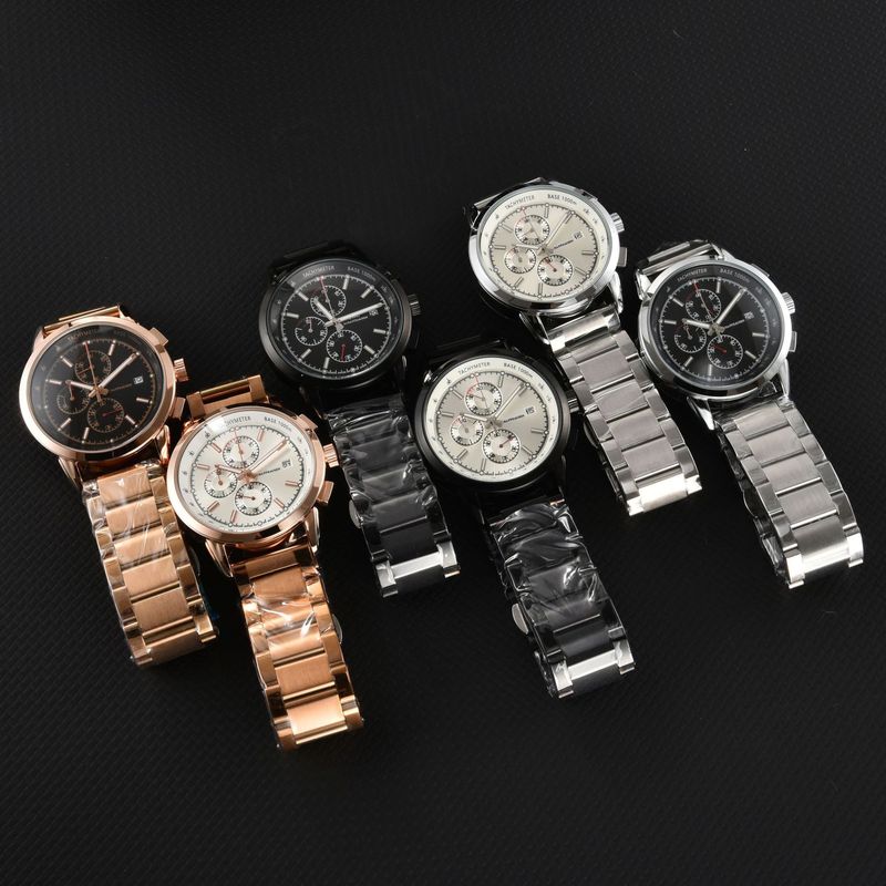 Novo relógio masculino Wanpai WC Quartz Steel Band, Japão e Coreia do Sul, simples e pequeno_voghion.com