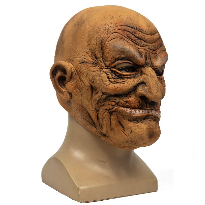 Halloween Scary Old Man Latex Mask_voghion.com